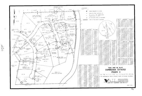 Click to see Subdivision Book 8, pg. 21 (1993) of Nevada County Recorders Subdivision Maps Book 8