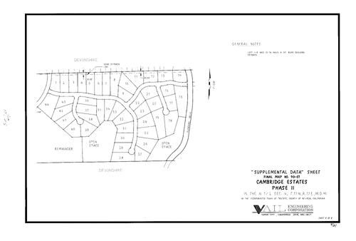 Click to see Subdivision Book 8, pg. 21 (1993) of Nevada County Recorders Subdivision Maps Book 8
