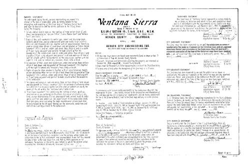 Click to see Subdivision Book 8, pg. 22 (1993) of Nevada County Recorders Subdivision Maps Book 8