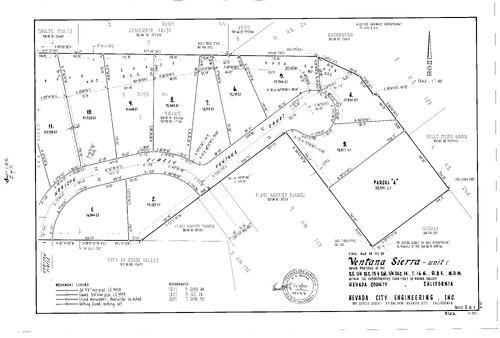 Click to see Subdivision Book 8, pg. 22 (1993) of Nevada County Recorders Subdivision Maps Book 8
