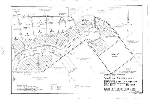 Click to see Subdivision Book 8, pg. 22 (1993) of Nevada County Recorders Subdivision Maps Book 8