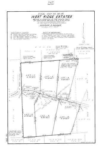 Click to see Subdivision Book 8, pg. 24 (1994) of Nevada County Recorders Subdivision Maps Book 8