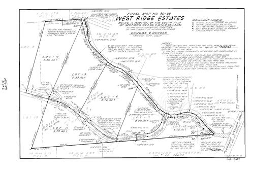 Click to see Subdivision Book 8, pg. 24 (1994) of Nevada County Recorders Subdivision Maps Book 8