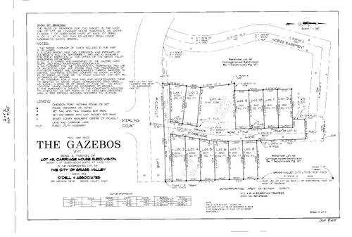 Click to see Subdivision Book 8, pg. 25 (1994) of Nevada County Recorders Subdivision Maps Book 8
