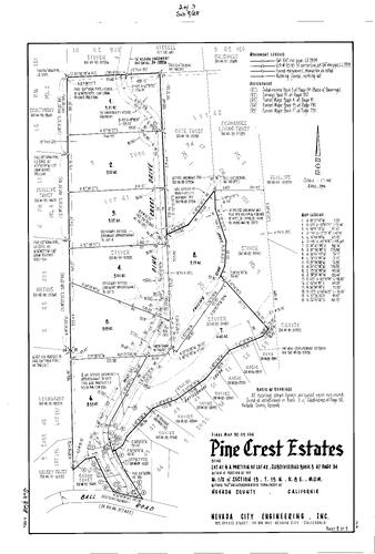 Click to see Subdivision Book 8, pg. 28 (1994) of Nevada County Recorders Subdivision Maps Book 8
