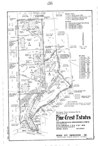 Click to see Subdivision Book 8, pg. 28 (1994) of Nevada County Recorders Subdivision Maps Book 8