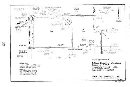 Click to see Subdivision Book 8, pg. 31 (1995) of Nevada County Recorders Subdivision Maps Book 8