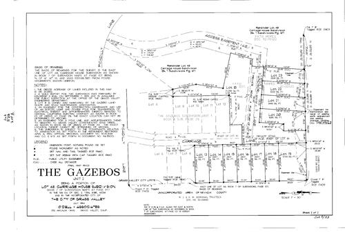 Click to see Subdivision Book 8, pg. 33 (1995) of Nevada County Recorders Subdivision Maps Book 8