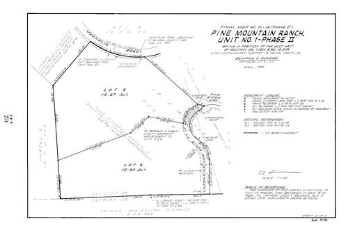 Click to see Subdivision Book 8, pg. 36 (1995) of Nevada County Recorders Subdivision Maps Book 8