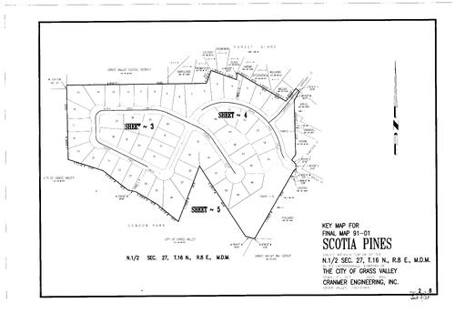 Click to see Subdivision Book 8, pg. 37 (1995) of Nevada County Recorders Subdivision Maps Book 8