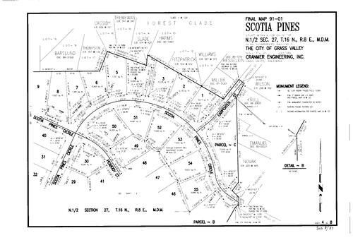 Click to see Subdivision Book 8, pg. 37 (1995) of Nevada County Recorders Subdivision Maps Book 8
