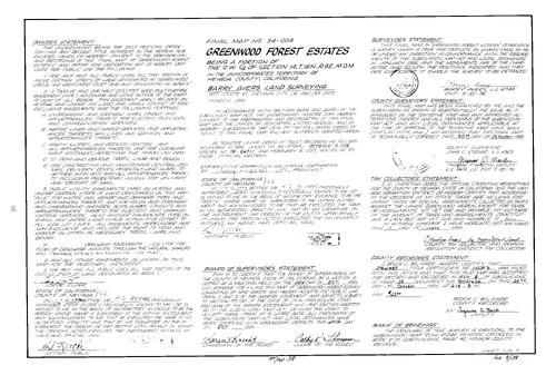 Click to see Subdivision Book 8, pg. 38 (1995) of Nevada County Recorders Subdivision Maps Book 8