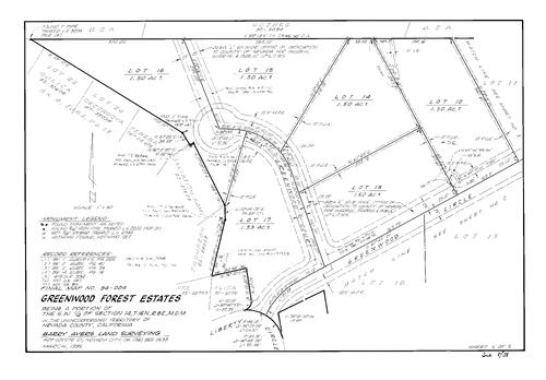 Click to see Subdivision Book 8, pg. 38 (1995) of Nevada County Recorders Subdivision Maps Book 8