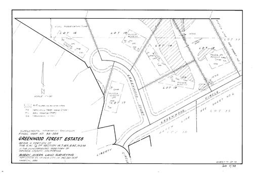 Click to see Subdivision Book 8, pg. 38 (1995) of Nevada County Recorders Subdivision Maps Book 8