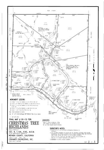 Click to see Subdivision Book 8, pg. 40 (1996) of Nevada County Recorders Subdivision Maps Book 8