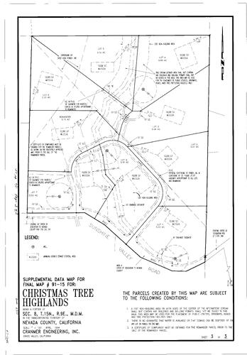 Click to see Subdivision Book 8, pg. 40 (1996) of Nevada County Recorders Subdivision Maps Book 8