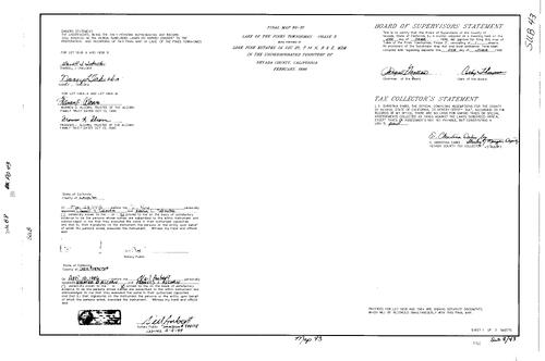 Click to see Subdivision Book 8, pg. 43 (1996) of Nevada County Recorders Subdivision Maps Book 8