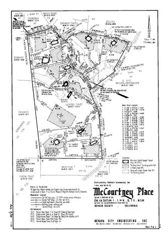 Click to see Subdivision Book 8, pg. 45 (1996) of Nevada County Recorders Subdivision Maps Book 8