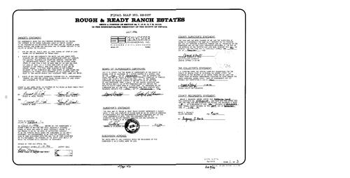 Click to see Subdivision Book 8, pg. 46 (1996) of Nevada County Recorders Subdivision Maps Book 8