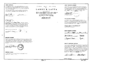 Click to see Subdivision Book 8, pg. 47 (1997) of Nevada County Recorders Subdivision Maps Book 8