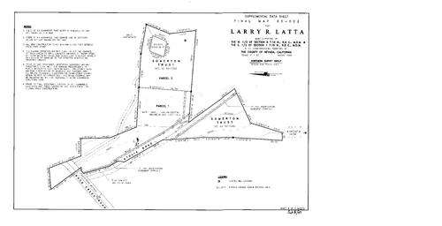Click to see Subdivision Book 8, pg. 47 (1997) of Nevada County Recorders Subdivision Maps Book 8