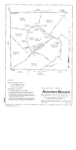 Click to see Subdivision Book 8, pg. 48 (1997) of Nevada County Recorders Subdivision Maps Book 8