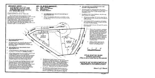 Click to see Subdivision Book 8, pg. 49 (1997) of Nevada County Recorders Subdivision Maps Book 8