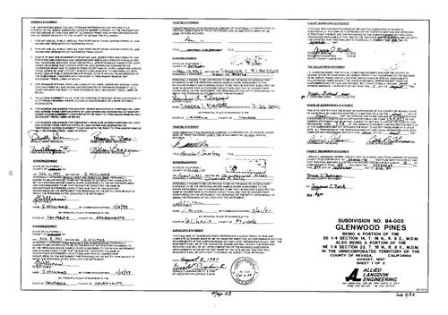 Click to see Subdivision Book 8, pg. 53 (1997) of Nevada County Recorders Subdivision Maps Book 8