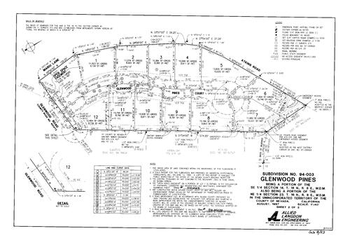 Click to see Subdivision Book 8, pg. 53 (1997) of Nevada County Recorders Subdivision Maps Book 8
