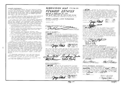 Click to see Subdivision Book 8, pg. 54 (1997) of Nevada County Recorders Subdivision Maps Book 8