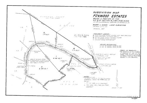 Click to see Subdivision Book 8, pg. 54 (1997) of Nevada County Recorders Subdivision Maps Book 8