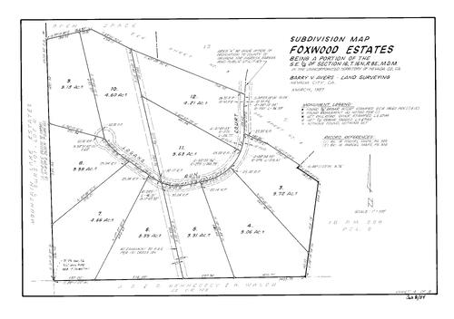 Click to see Subdivision Book 8, pg. 54 (1997) of Nevada County Recorders Subdivision Maps Book 8