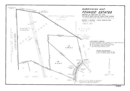 Click to see Subdivision Book 8, pg. 54 (1997) of Nevada County Recorders Subdivision Maps Book 8