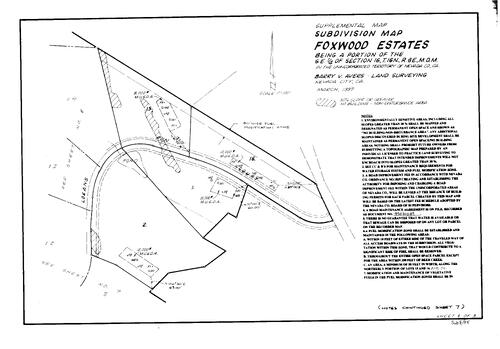 Click to see Subdivision Book 8, pg. 54 (1997) of Nevada County Recorders Subdivision Maps Book 8