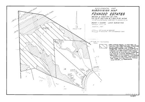 Click to see Subdivision Book 8, pg. 54 (1997) of Nevada County Recorders Subdivision Maps Book 8