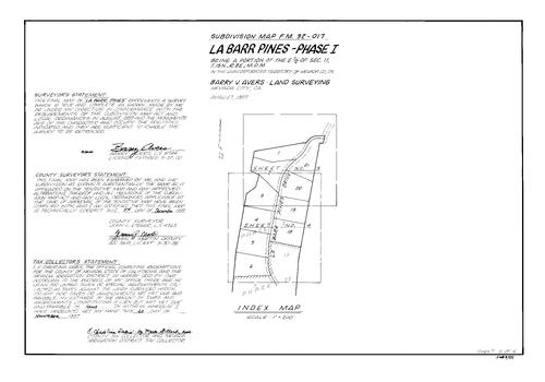 Click to see Subdivision Book 8, pg. 55 (1997) of Nevada County Recorders Subdivision Maps Book 8