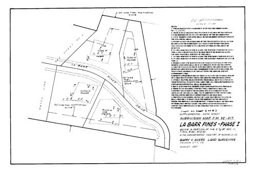 Click to see Subdivision Book 8, pg. 55 (1997) of Nevada County Recorders Subdivision Maps Book 8