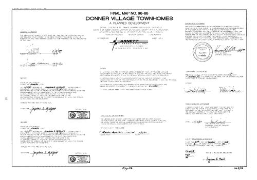 Click to see Subdivision Book 8, pg. 56 (1997) of Nevada County Recorders Subdivision Maps Book 8