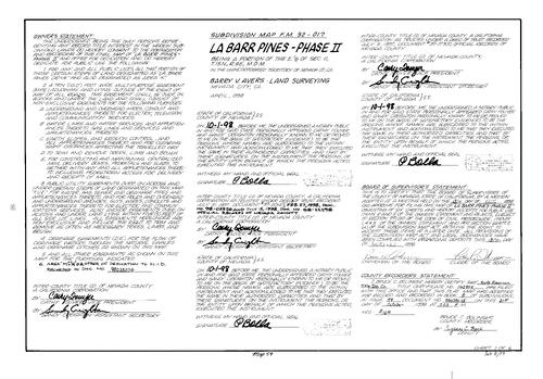 Click to see Subdivision Book 8, pg. 59 (1998) of Nevada County Recorders Subdivision Maps Book 8