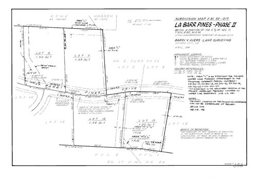 Click to see Subdivision Book 8, pg. 59 (1998) of Nevada County Recorders Subdivision Maps Book 8