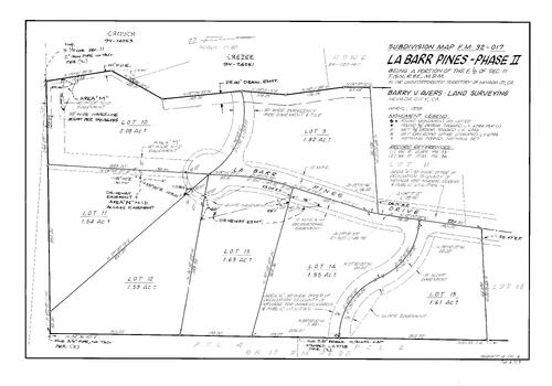 Click to see Subdivision Book 8, pg. 59 (1998) of Nevada County Recorders Subdivision Maps Book 8