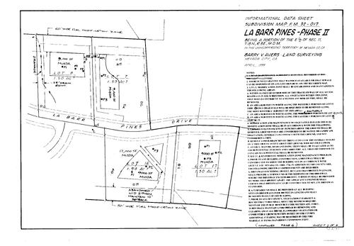 Click to see Subdivision Book 8, pg. 59 (1998) of Nevada County Recorders Subdivision Maps Book 8
