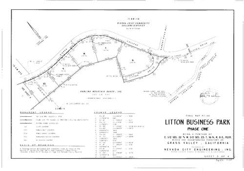Click to see Subdivision Book 8, pg. 61 (1998) of Nevada County Recorders Subdivision Maps Book 8