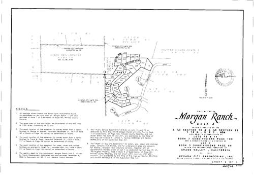 Click to see Subdivision Book 8, pg. 66 (1999) of Nevada County Recorders Subdivision Maps Book 8