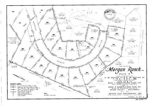 Click to see Subdivision Book 8, pg. 66 (1999) of Nevada County Recorders Subdivision Maps Book 8