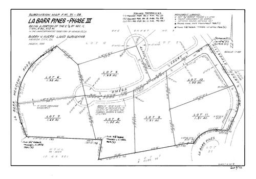 Click to see Subdivision Book 8, pg. 72 (1999) of Nevada County Recorders Subdivision Maps Book 8