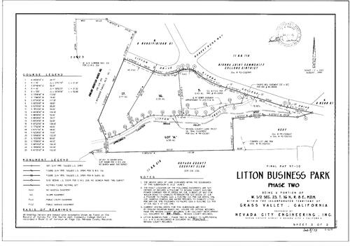 Click to see Subdivision Book 8, pg. 73 (1999) of Nevada County Recorders Subdivision Maps Book 8