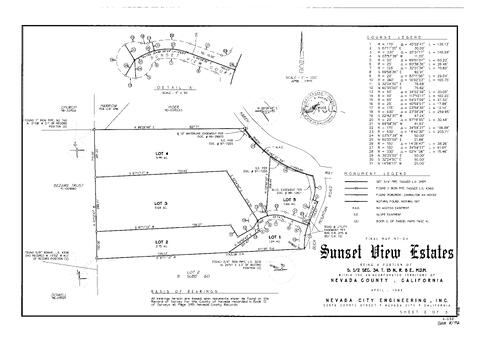 Click to see Subdivision Book 8, pg. 76 (2000) of Nevada County Recorders Subdivision Maps Book 8