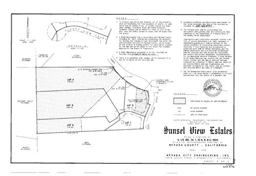 Click to see Subdivision Book 8, pg. 76 (2000) of Nevada County Recorders Subdivision Maps Book 8