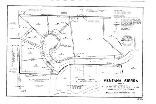Click to see Subdivision Book 8, pg. 79 (2000) of Nevada County Recorders Subdivision Maps Book 8
